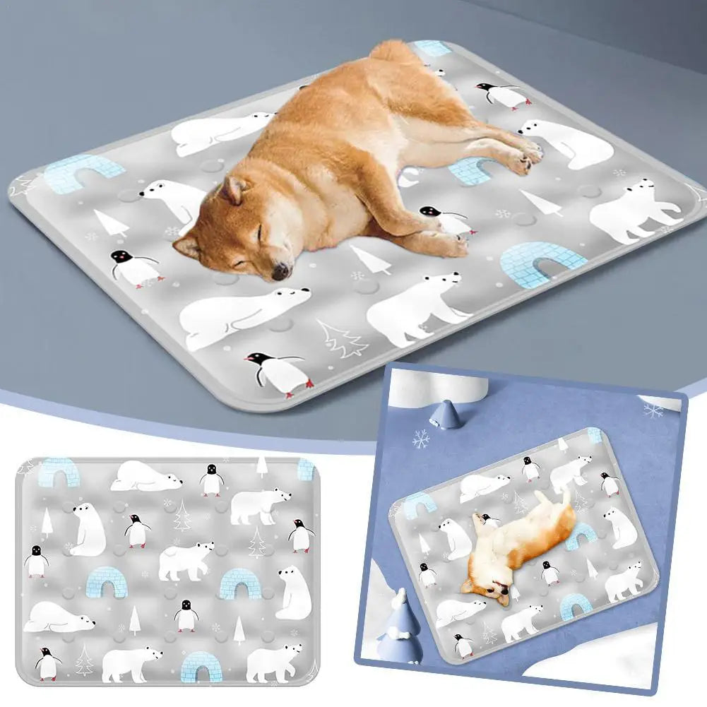 Alfombrilla refrescante de gel para perros y gatos - Plegable