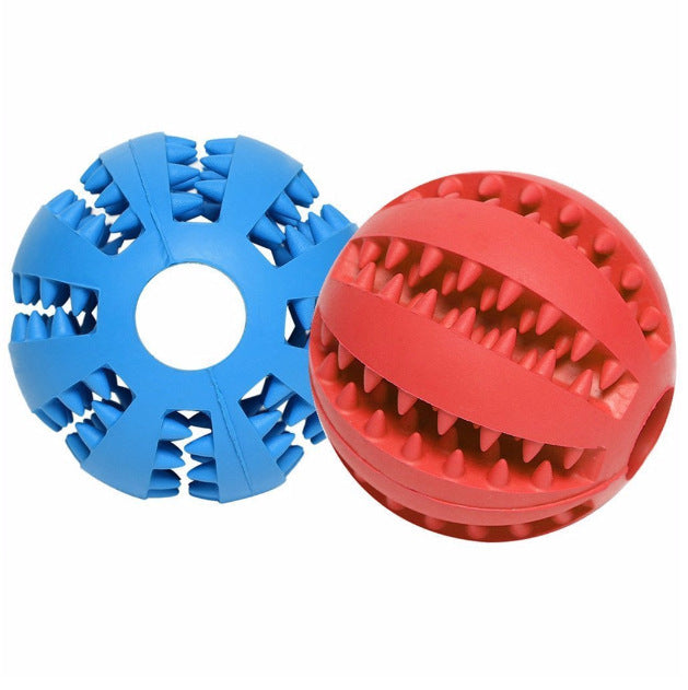 Pelota mordedora de goma resistente para perros
