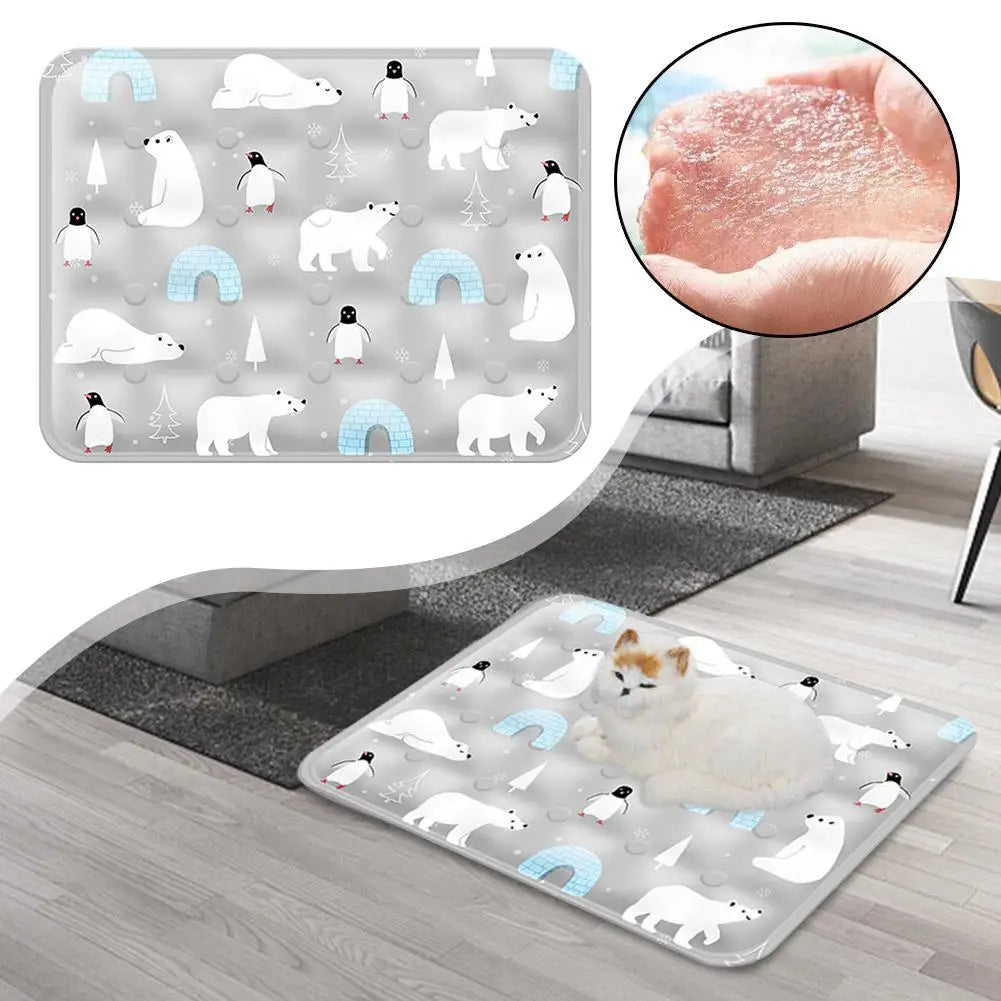 Alfombrilla refrescante de gel para perros y gatos - Plegable