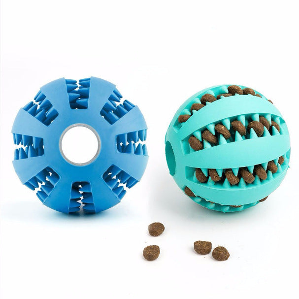 Pelota mordedora de goma resistente para perros