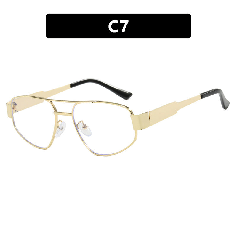 Gafas de Sol Doble Barra Unisex – Metal UV400 Trendy