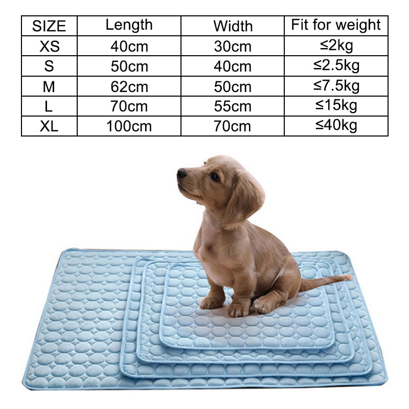 Manta refrescante de verano para perros y gatos - Lavable y transpirable