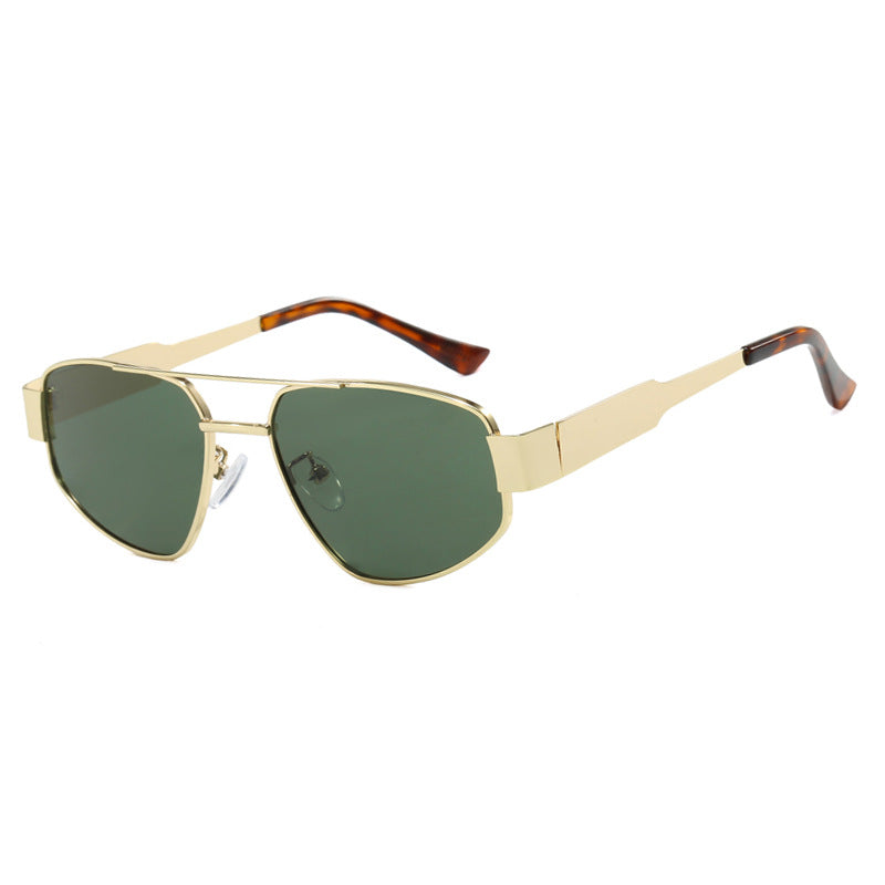 Gafas de Sol Doble Barra Unisex – Metal UV400 Trendy