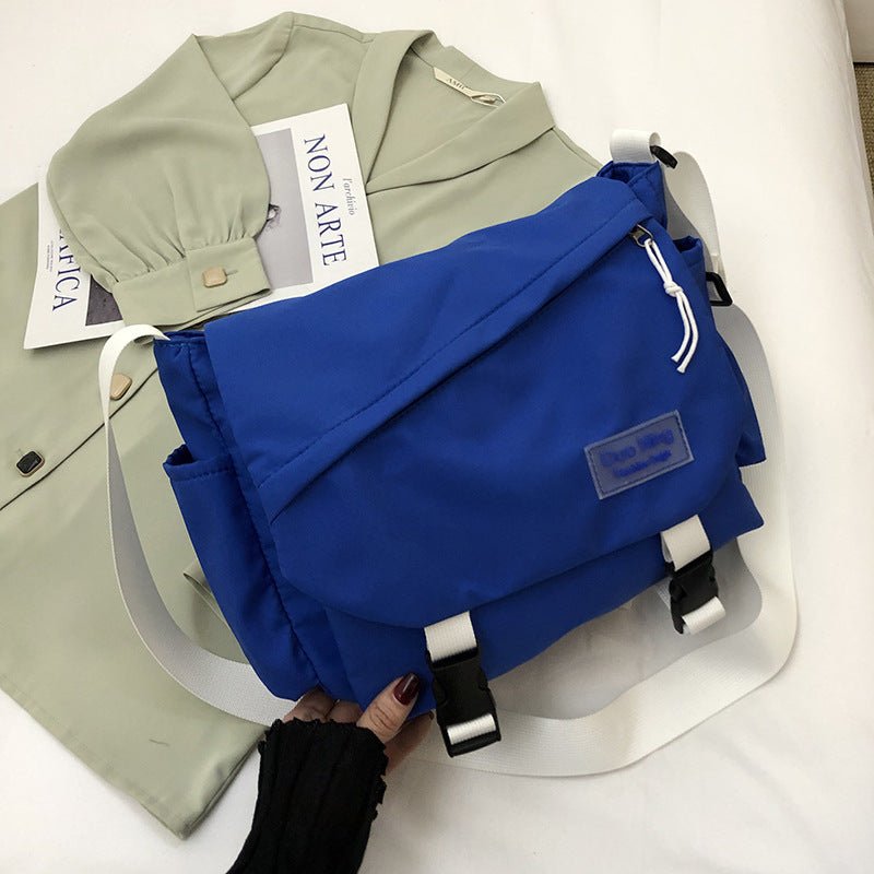 New Korean Style Ins Bag Simple Art Shoulder Bag Messenger Bag Chic Student Messenger Bag Female
