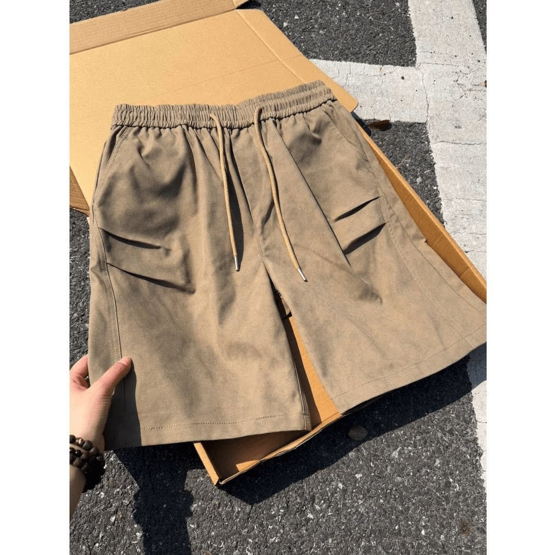 Cargo Shorts Hombre Relaxed Fit – Multibolsillos Marrón y Caqui