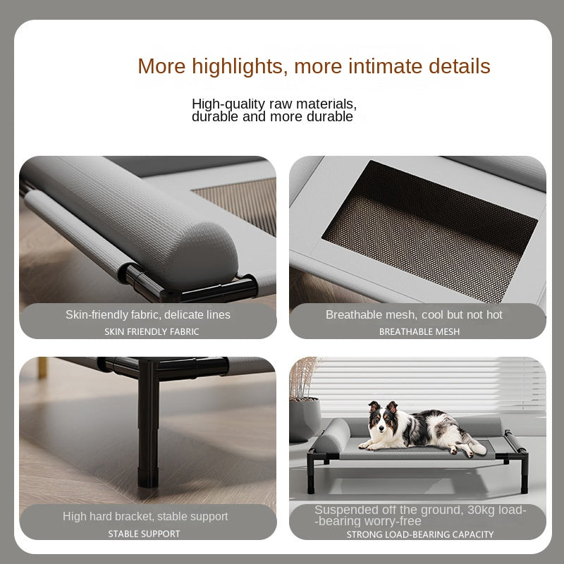 Cama Plegable para Perros y Gatos | Transpirable para Todas las Estaciones