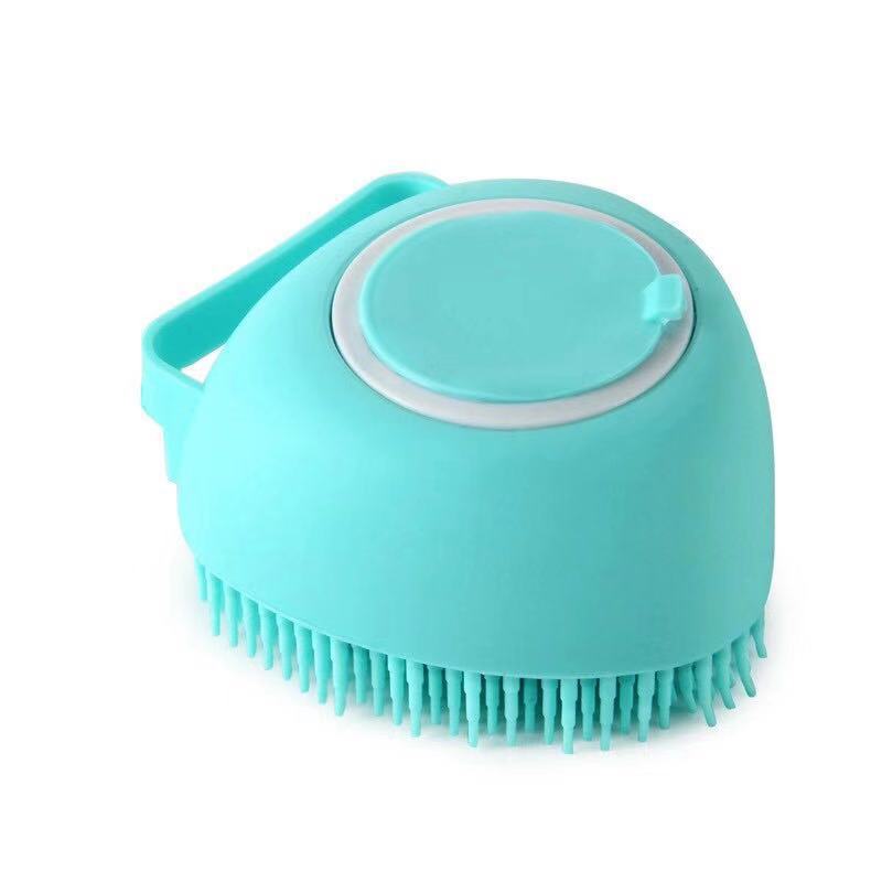 Guante de Baño y Masaje para Perros y Gatos | Silicona Suave con Forma de Corazón