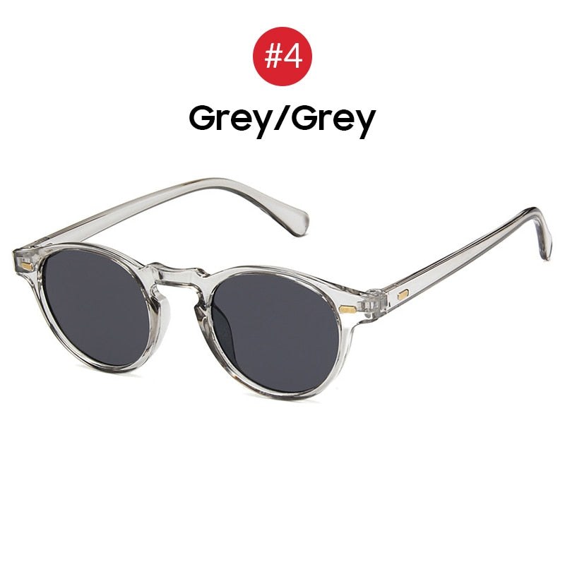 Men Fashions Oval Small Sunglasses Clear Classic UV400 Sun Glasses Trends for Transparent Shades for Women