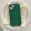 Funda abstracta 2 en 1 para iPhone - Rígida con protector
