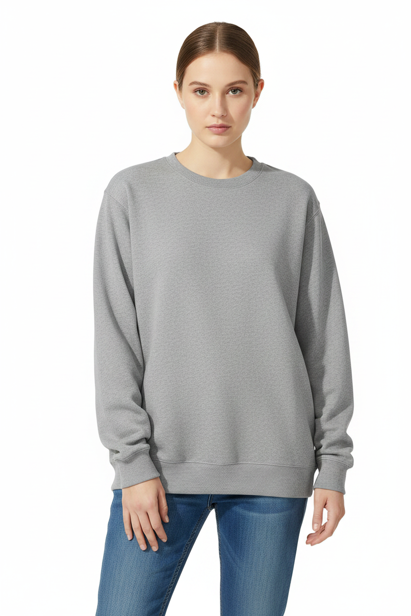 Modelo con sudadera Linen Gray